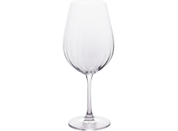 Glass vin stripet krystall 2 stk h:24cm Dia topp:7cm 