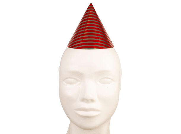 Partyhatt Ti på toppen 10 stk i eske Inneholder 10 assorterte bursdagshatter 