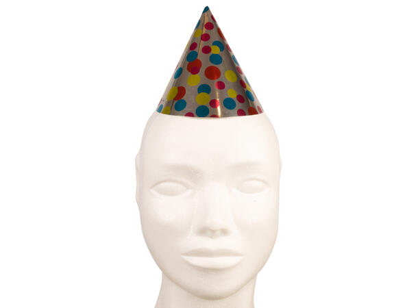 Partyhatt Ti på toppen 10 stk i eske Inneholder 10 assorterte bursdagshatter 