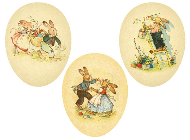 Påskeegg 15cm Happiness 6ass Påske 