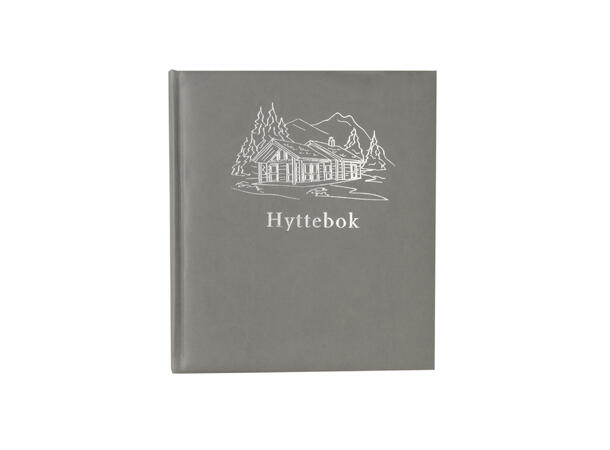 Hyttebok fjell grå 21x24 cm, 96 ark, 100 gram 