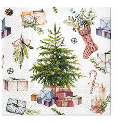 Serviett Christmas at Home Lunsjserviett 20 stk 3-lags 33x33cm