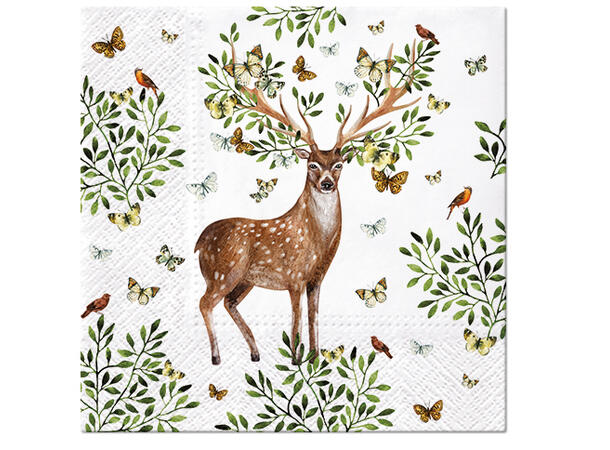Serviett Forest Antlers Lunsjserviett 20 stk 3-lags 33x33cm 