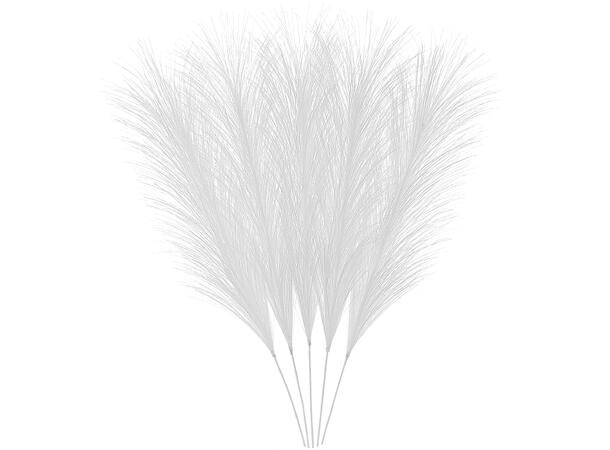 Fjær hvit 5stk 5x22cm 