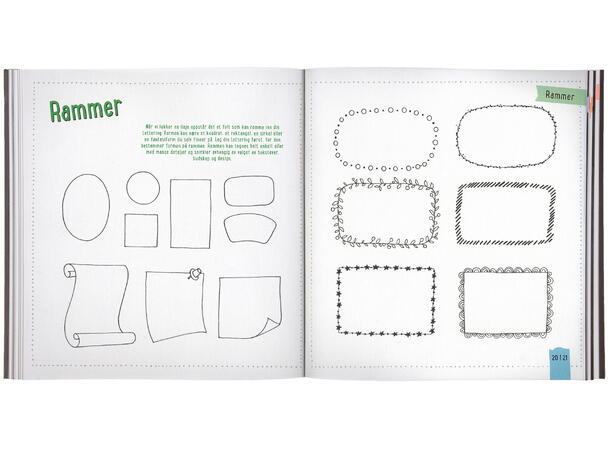 Handlettering 1000 Dekorative idéer Hvordan lage handletterings grunnbok 