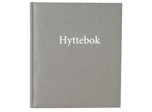 Hyttebok nøytral grå 21x24 cm, 96 ark, 100 gram 