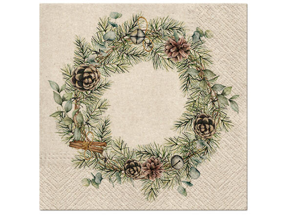 Serviett We Care Christmas Økologisk Lunsjserviett 20 stk 3-lags 33x33cm 