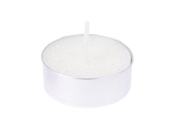 Telys røde/hvite m/glitter pk à 8 2ass Display 24sett 