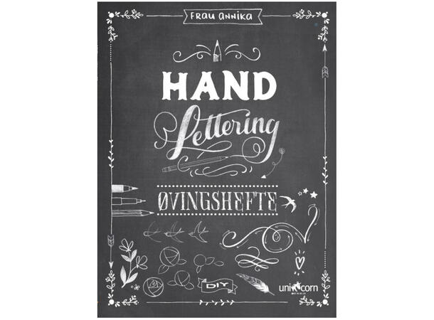 Handlettering Tegne Øvingshefte Hvordan lage og gjøre øvelser 