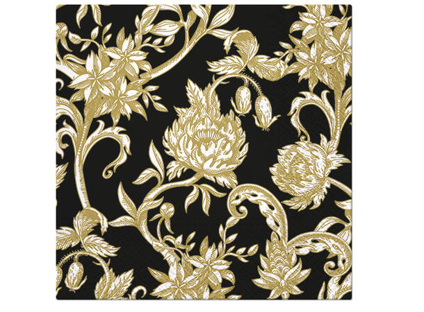 Serviett Baroque Flowers Lunsjserviett 20 stk 3-lags 33x33cm 