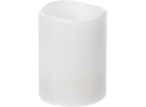 Kubbelys LED hvit rustikk 5x6,5cm Display med 12stk Inkl batteri:1xCR2032 