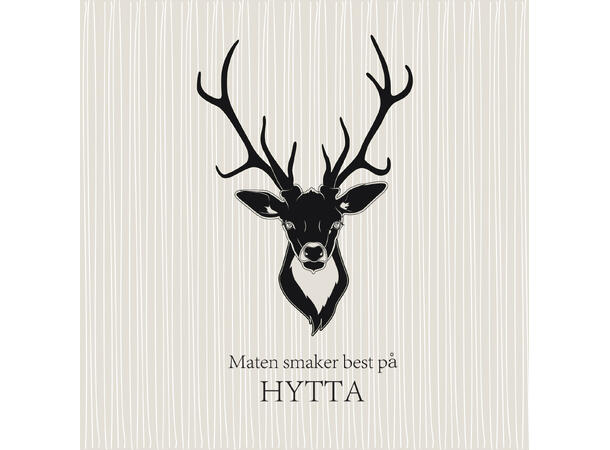 Serviett Maten på hytta Lunsjserviett 20 stk 3-lags 33x33cm 