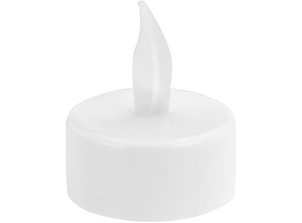 Telys LED varmgult med timer:6/18t s/4 Inkludert Batteri:4xCR2032 