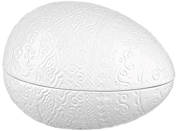 Egg Orient Påskeegg 16x11cm hvit Keramikk 