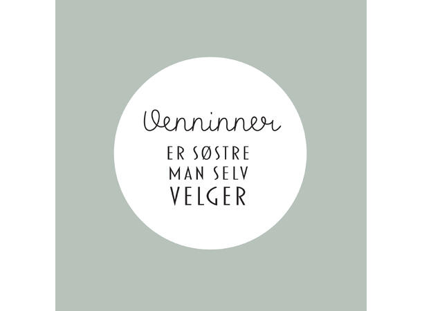 Serviett Venninne søstre Lunsjserviett 20 stk 3-lags 33x33cm 
