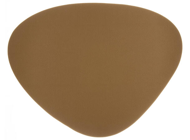 Dekkebrikke PU-skinn oval 41x32cm kapers 