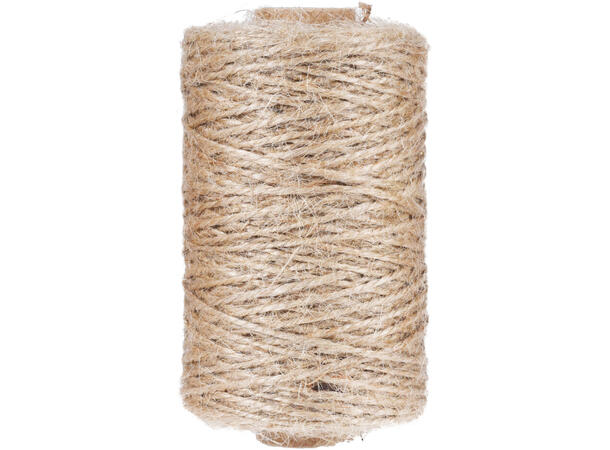 Jutetau natur 100m, 50m, 25m 3ass Display 24stk 