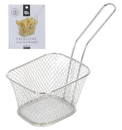 Kurv Pommes Frites 11x9x6,5cm 76gr Rustfritt stål