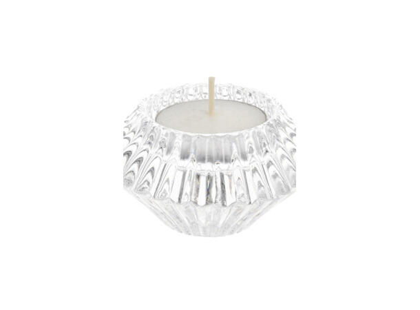 Lysestake telys/kronelys 7,5cm blank 