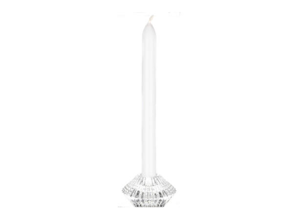 Lysestake telys/kronelys 7,5cm blank 