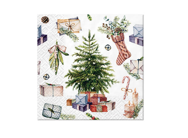 Serviett kaffe Christmas at Home Kaffeserviett 20 stk 3-lags 25x25cm 