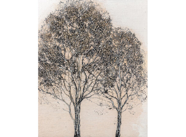Lerretsbilde trær canvas 80x100x3,8cm 
