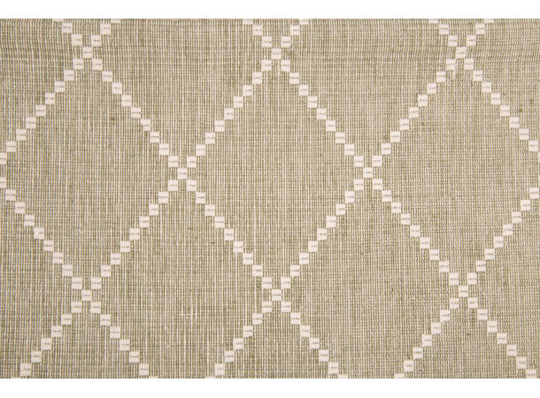 Løper Jaquard bomull grønn 40x140cm 