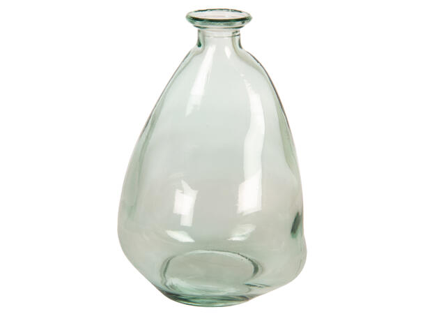 Vase abstrakt liten resirkulert 8x12cm 