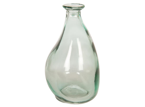 Vase abstrakt liten resirkulert 8x12cm 