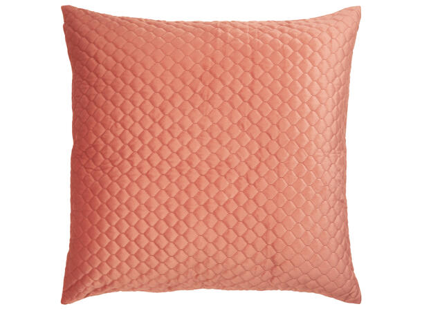 Pute 55x55cm m/trekk bikube velur rosé Pute fjær/dun 1200gram fyllvekt 