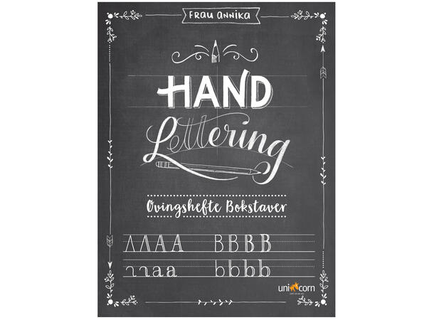 Handlettering Øvingshefte Bokstaver Hvordan lage handletterings øvelser 