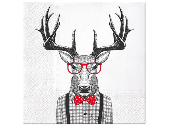 Serviett Oh Deer Lunsjserviett 20 stk 3-lags 33x33cm 