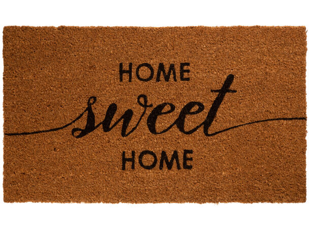 Dørmatte Home Sweet Home 40x70cm Kokosmateriale/minimum 8stk 
