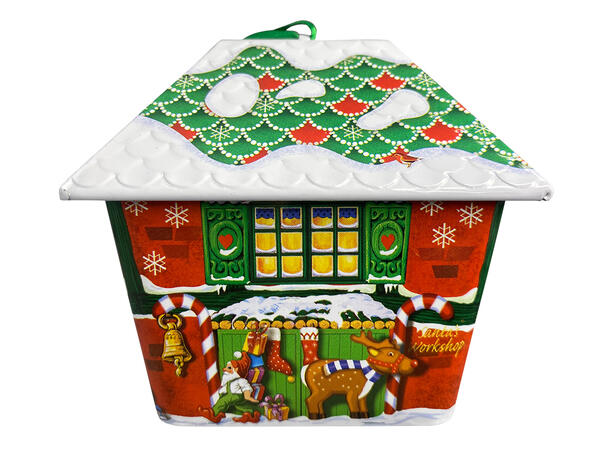 Metallboks Hus Nisse 11x8,5x9,5cm 200ml 