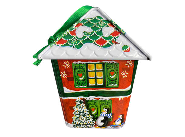 Metallboks Hus Nisse 11x8,5x9,5cm 200ml 