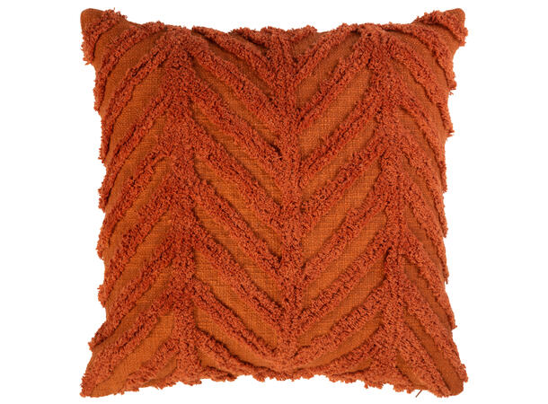 Putetrekk bomull fiskebein rust 45x45cm 100 % Bomull 