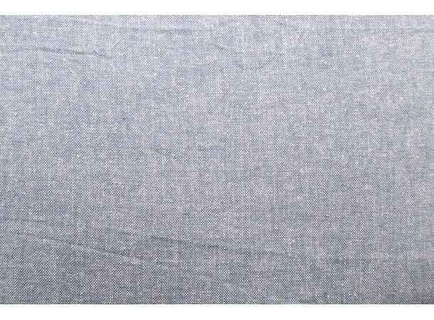 Putetrekk ribb bomull blå 45x45cm 
