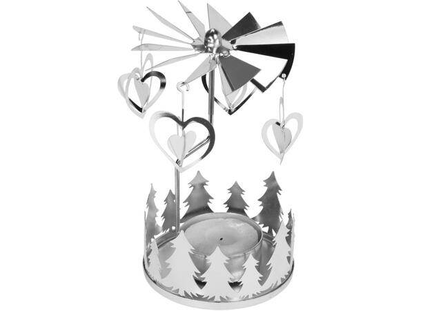 Englespill 13x8cm metall sølv 6ass 