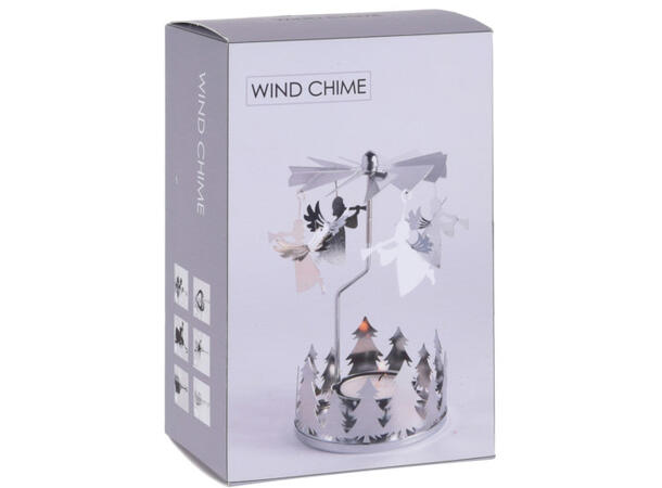 Englespill 13x8cm metall sølv 6ass 