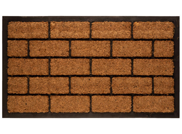 Dørmatte Kokos/Gummi Mur gate 40x70cm Kokosmateriale/minimum 8stk 