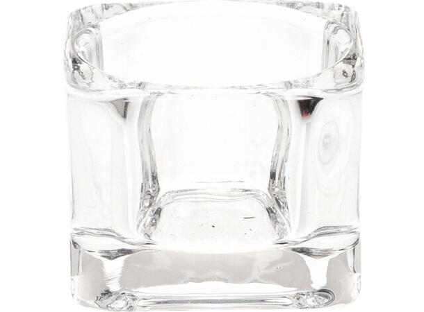 Lysestake telys krystall 5x4cm Display 12stk 