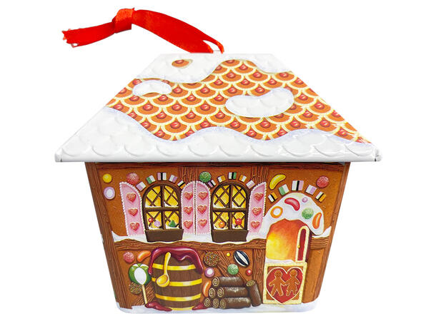 Metallboks Hus Pepperkake 11x8,5x9,5cm 200ml 