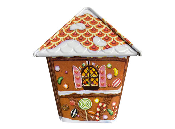 Metallboks Hus Pepperkake 11x8,5x9,5cm 200ml 