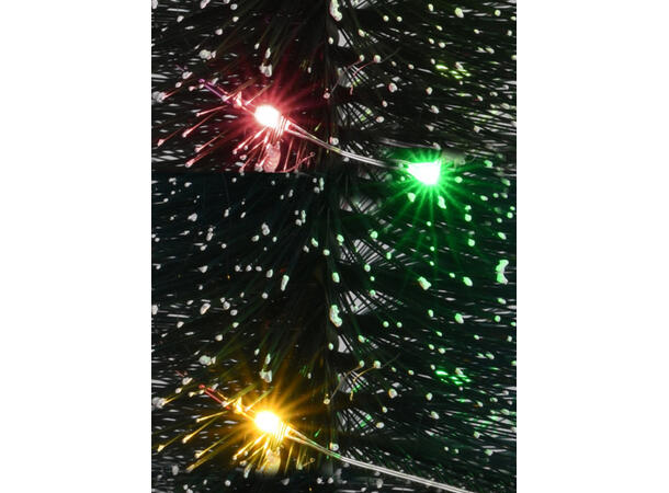 Juletre h:15cm børste grønt MultiLED s/2 