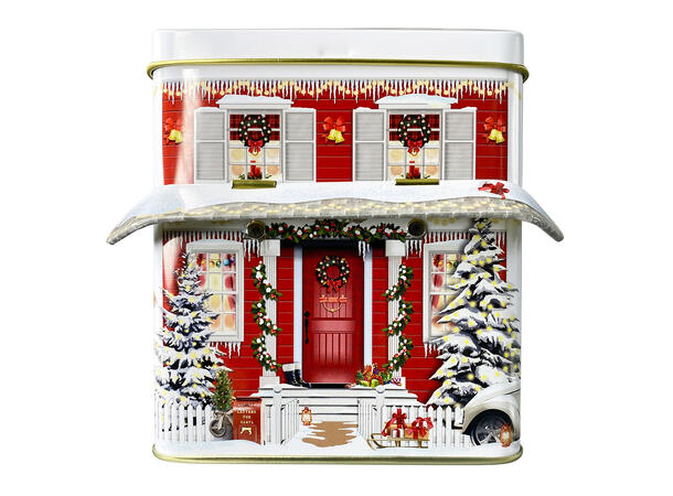 Metallboks Hus m/tak Vinter 12x7,5x15cm 1000ml 
