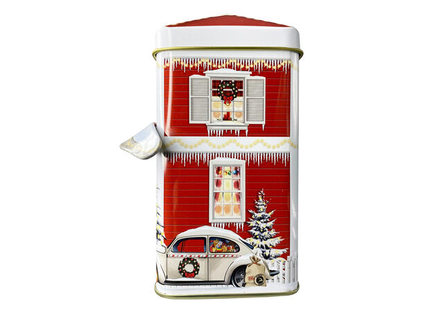 Metallboks Hus m/tak Vinter 12x7,5x15cm 1000ml 