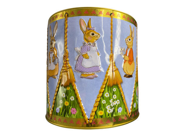 Metallboks Tromme påske 14x14cm 1800ml 