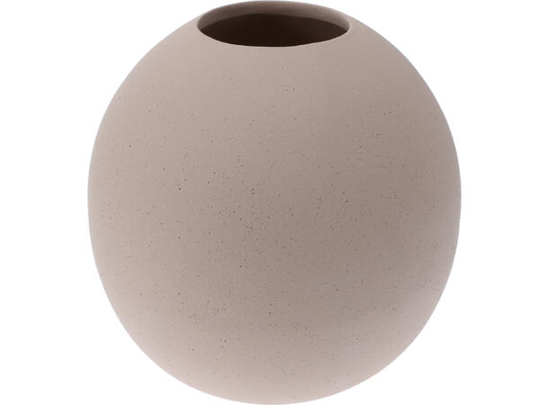 Vase matt sand 18x18cm porselen 1100gr 