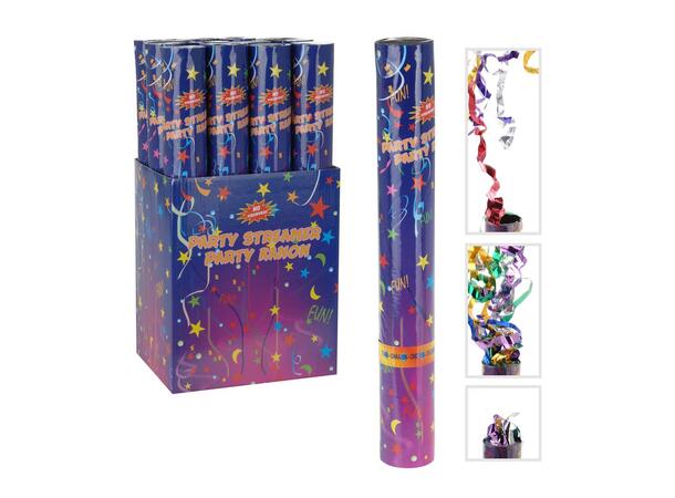 Konfetti Kanon 38cm Display m/12 ass Display 12stk 