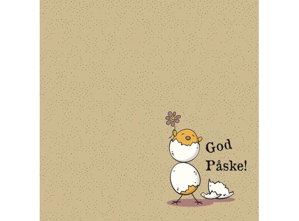 Serviett God Påske kylling Lunsjserviett 20 stk 3-lags 33x33cm 